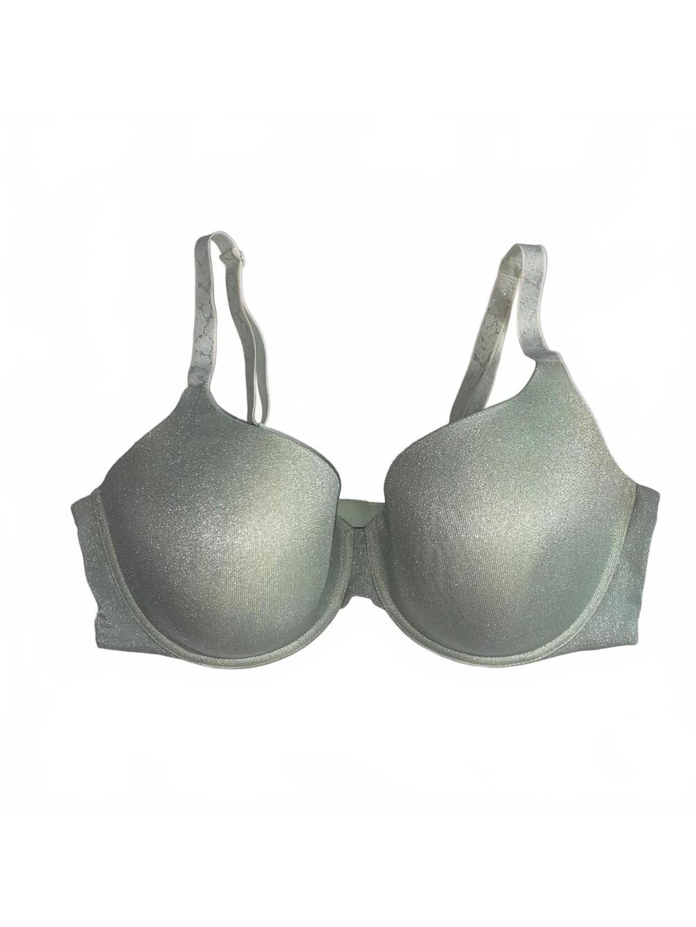 Victoria's Secret T-Shirt Lightly Lined Bra 40DD E90 Mint Green Shimmer